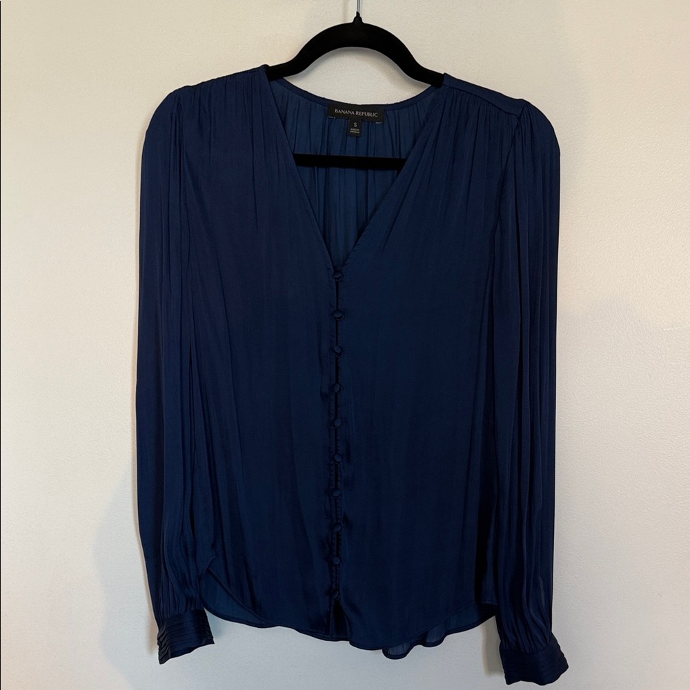 Banana Republic Deep Blue Blouse